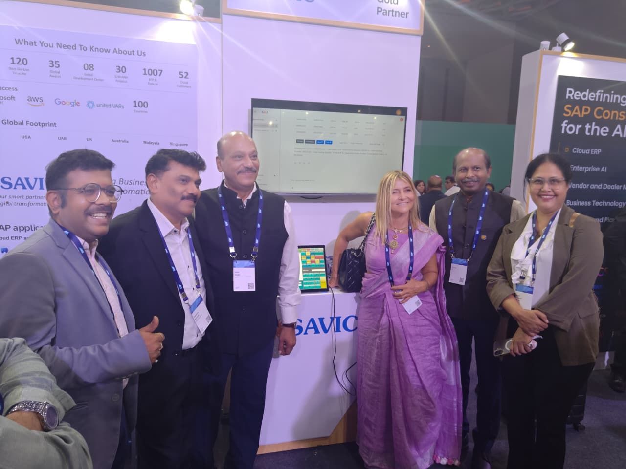 AI discussions at SAVIC booth — SAP NOW AI Tour 2026 Mumbai