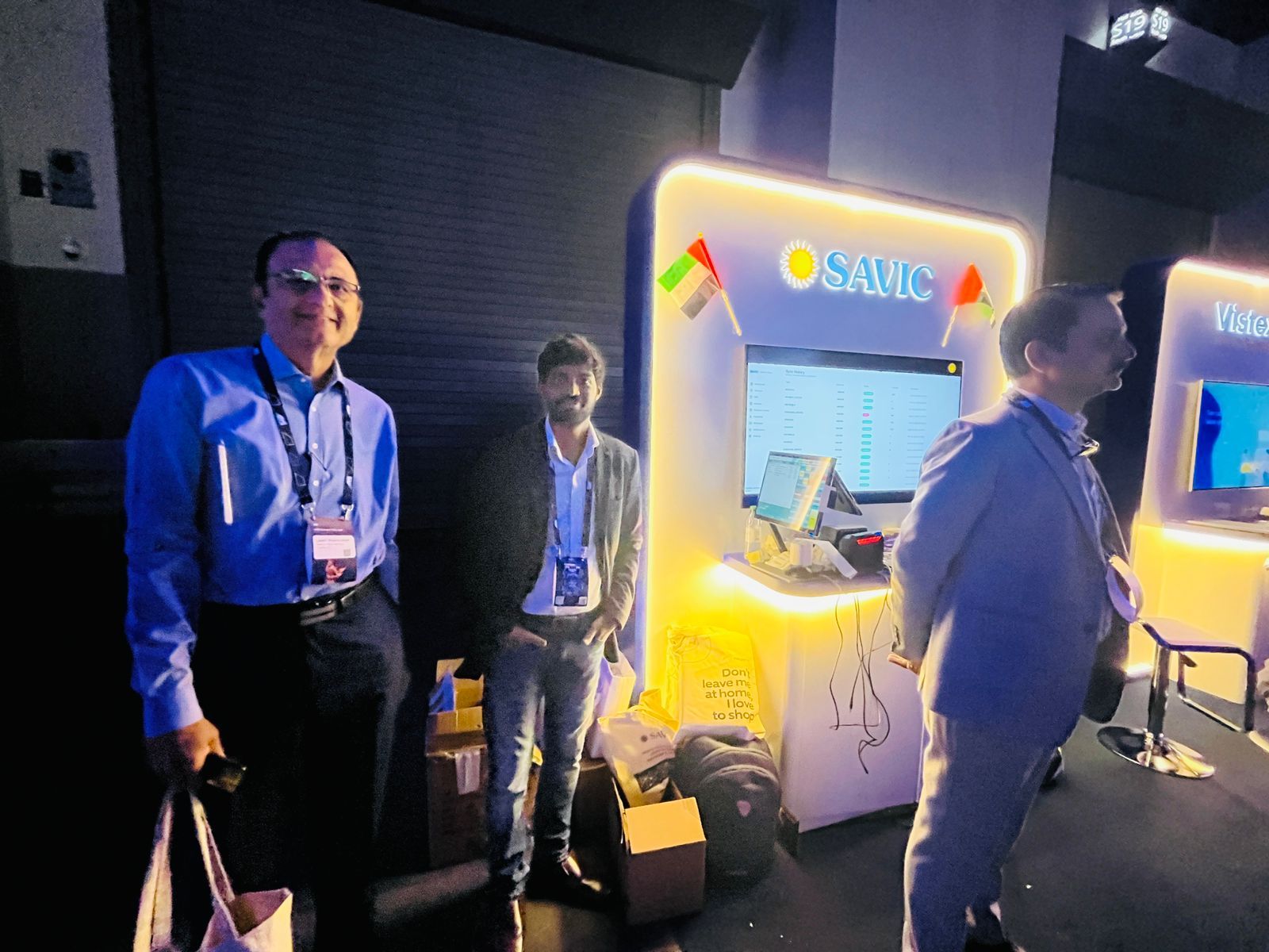 SAVIC team demonstrating SAP retail and POS scenarios for mid-market UAE enterprises at SAP Connect Day UAE 2026